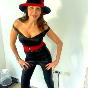 DEX VEGAN LEATHER WITH LYCRA DEX LEGGINGS